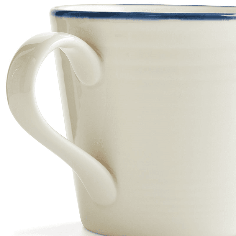 Gordon Ramsay Maze Denim Line Set of 4 Mugs, White