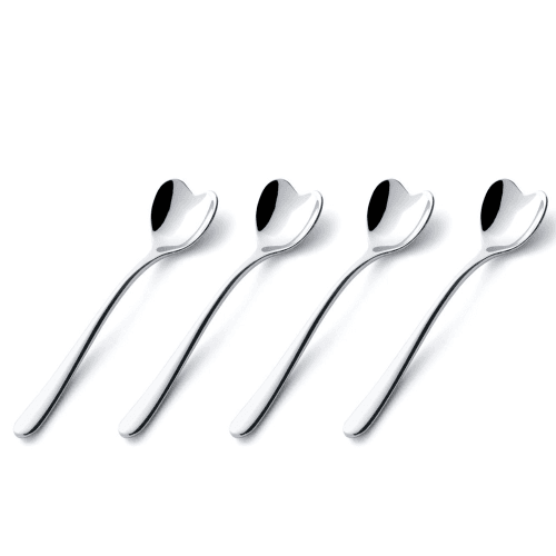 Image showing the Big Love by Miriam Mirri Set of 4 Coffee/Sugar Spoons, Stainless Steel product.