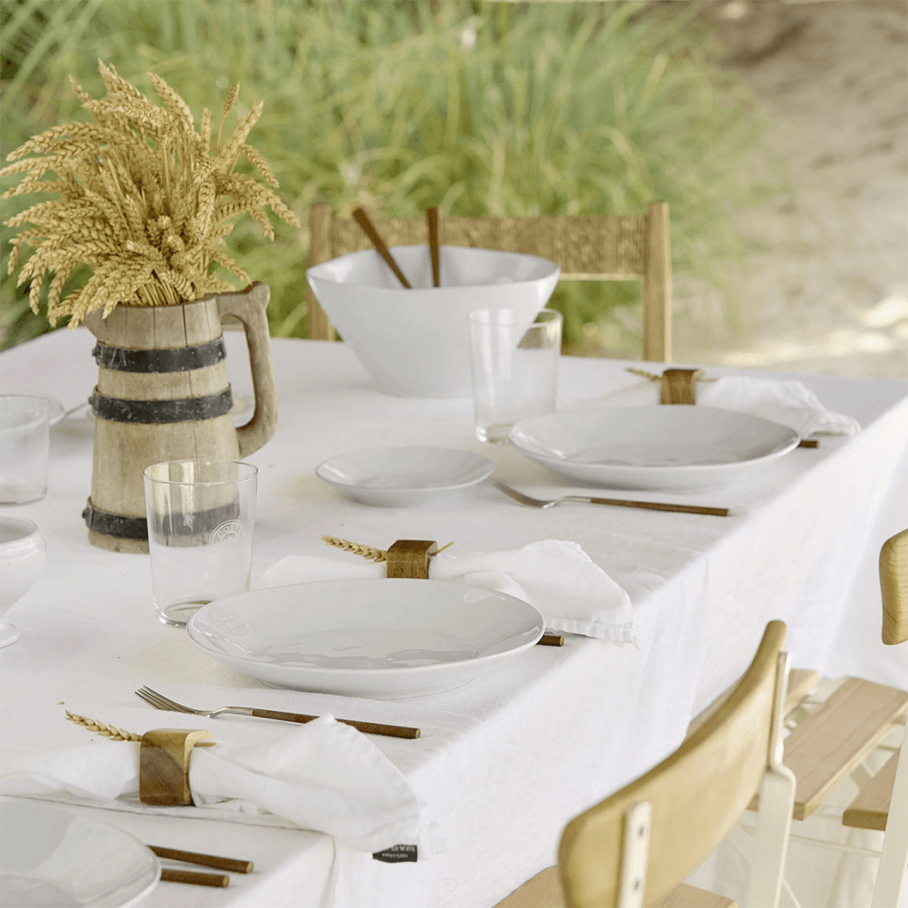 Nova Set of 6 Dinner Plates, White