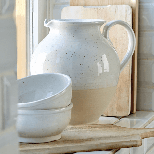 Image showing the Fattoria Large pitcher, White product.