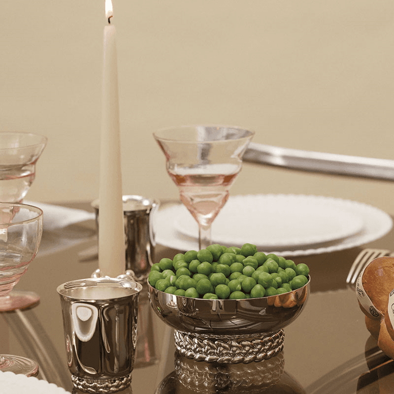 Babylone Bowl, D14cm, Silver
