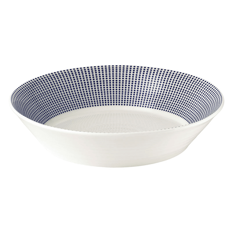 Pacific - Dots Pasta Bowl, Blue