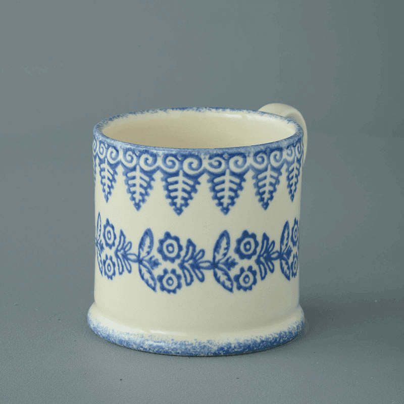 Lacey Blue Mug, large