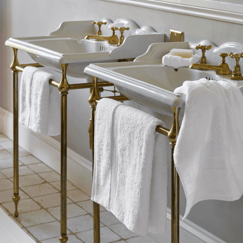 Image showing the Renaissance Hand Towel, White product.