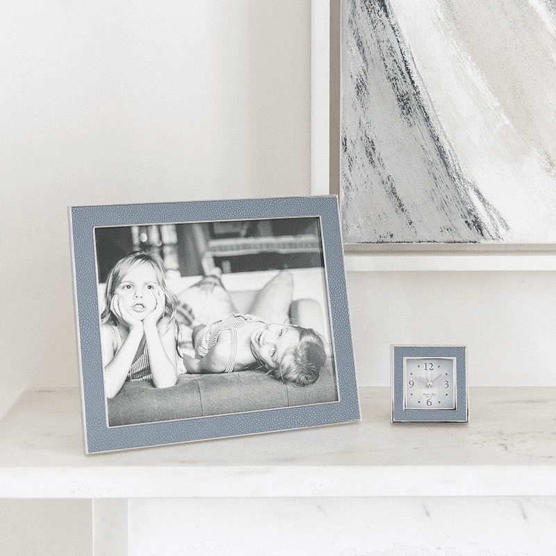 Faux Shagreen Photo Frame