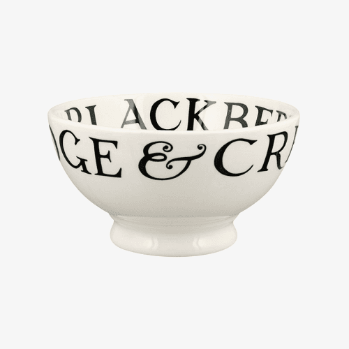 Image showing the Black Toast French Bowl, D12.5cm, Cream product.