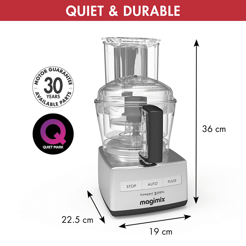 3200 XL Food processor - 18371, Satin