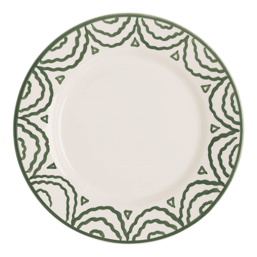 Image showing the Tabla Set of 2 Dinner Plates, D28cm, Green product.
