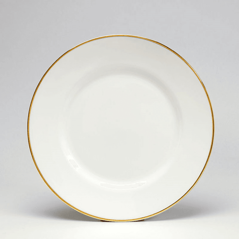 Dessert Plate, D21cm, Gold Rim