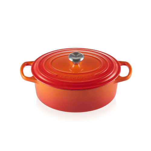 Image showing the Signature Cast Iron Oval Casserole product.