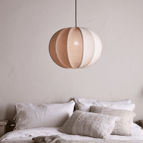 Image showing the Orisa Linen Lampshade, Off White product.
