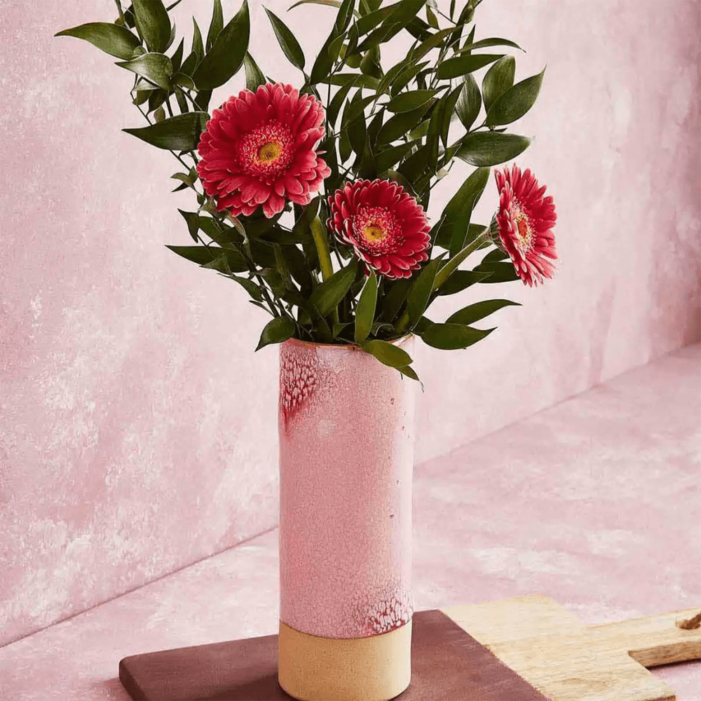 Minerals Vase, Rose Quartz