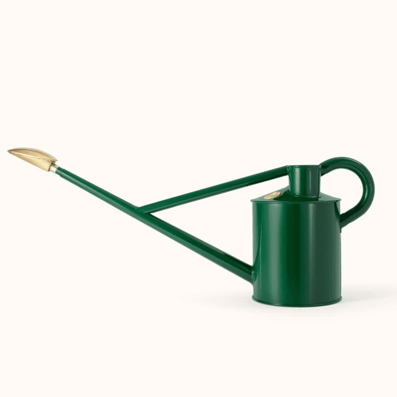 The Warley Fall Outdoor Watering Can, 1 Gallon, Green