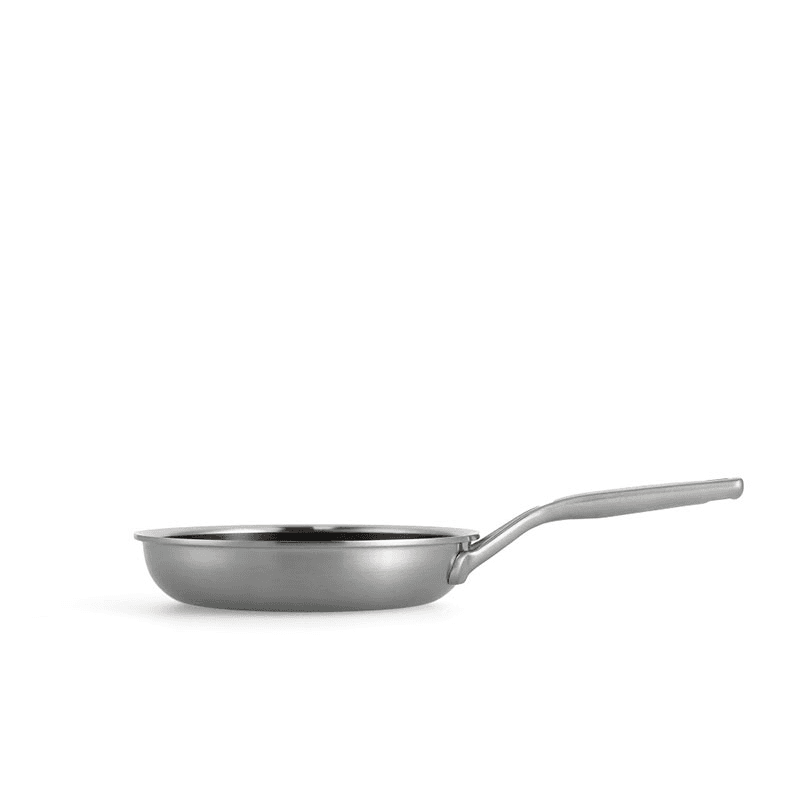 MultiPly - Ceramic Stainless Steel Non-Stick Frying Pan Set, 20cm & 28cm, Silver