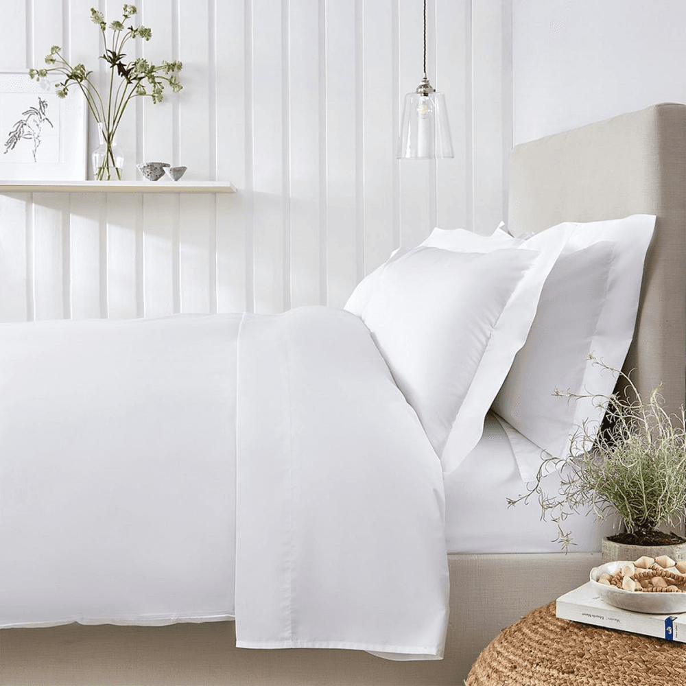 Essentials Egyptian Cotton Oxford Pillowcase, White