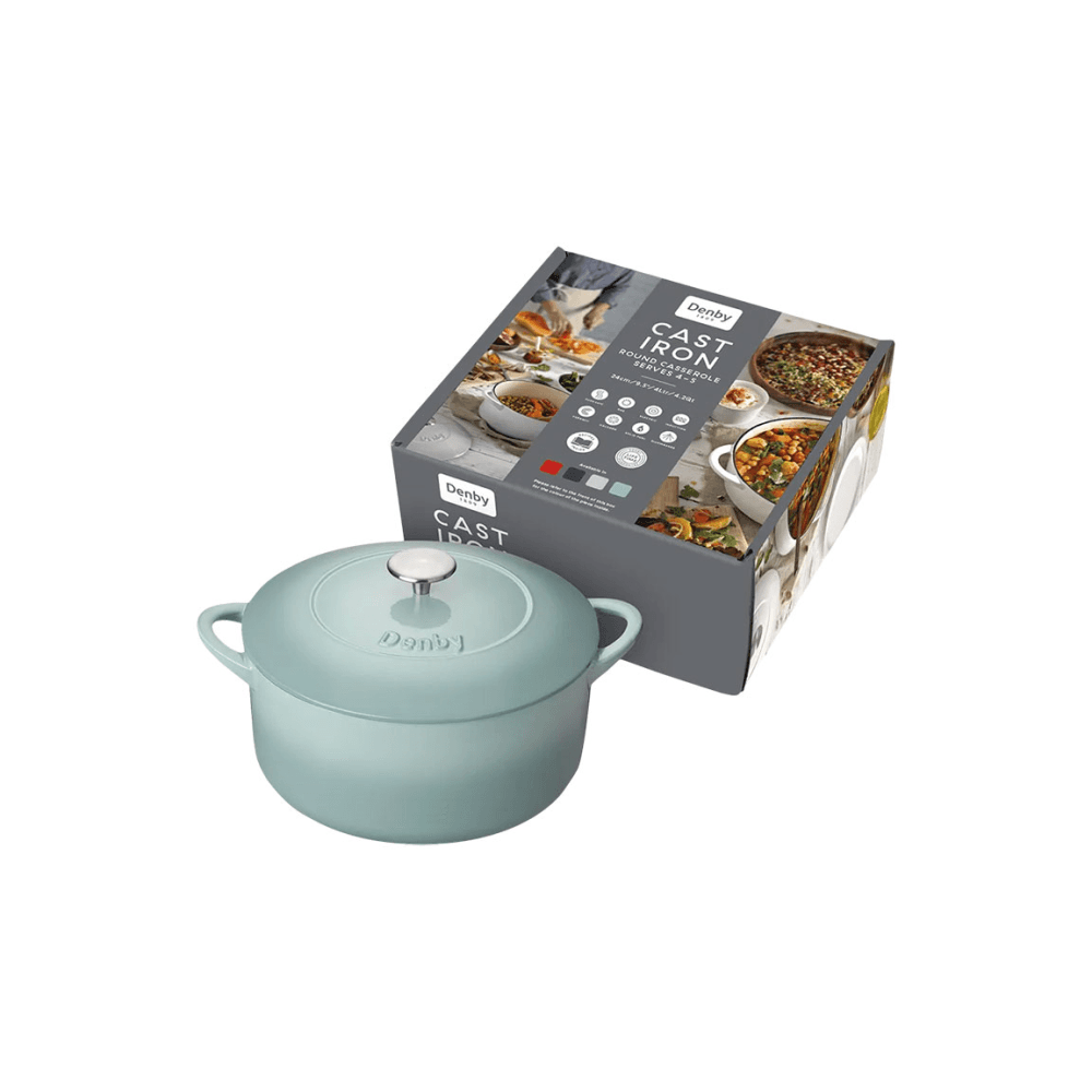 Pavilion Cast Iron Round Casserole Dish