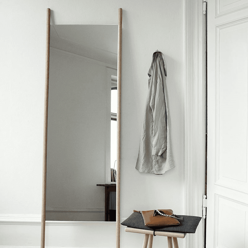 Georg Mirror, W55 x D3 x H190cm, Oak