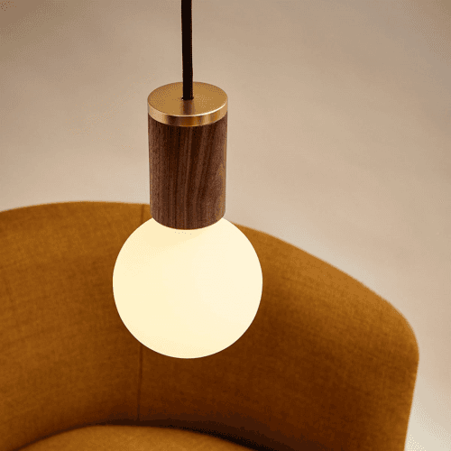 Image showing the Sphere Large sphere LED G100 bulb, L14 x W10cm, Clear product.