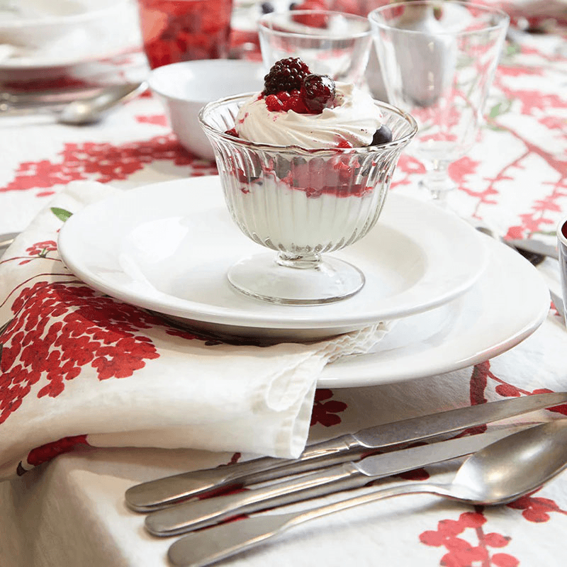 Les Airelles Linen Napkin, 50 x 50cm, Red