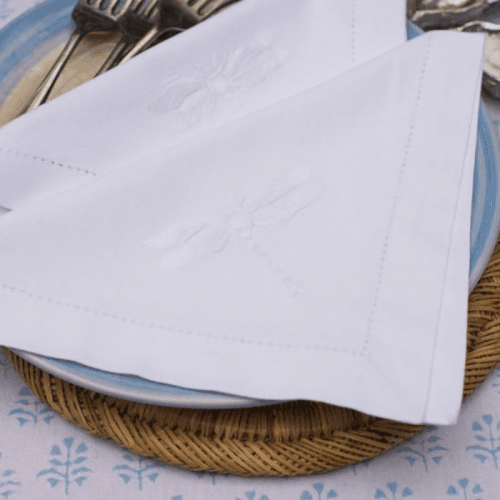 Image showing the Dragonfly Set of 4 Napkins product.