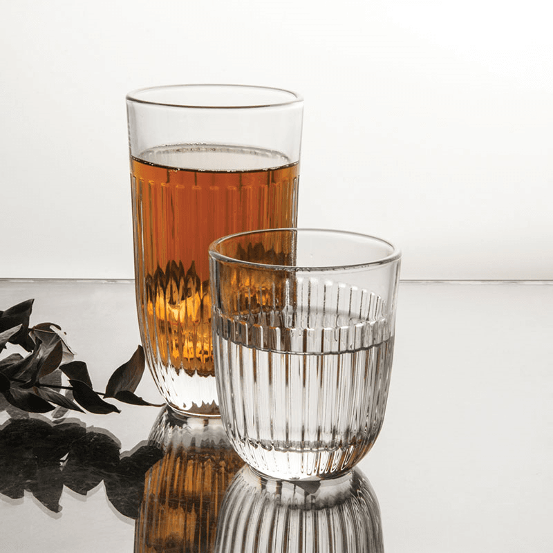 Ouessant Set of 6 Tall Tumblers, 450ml, Clear