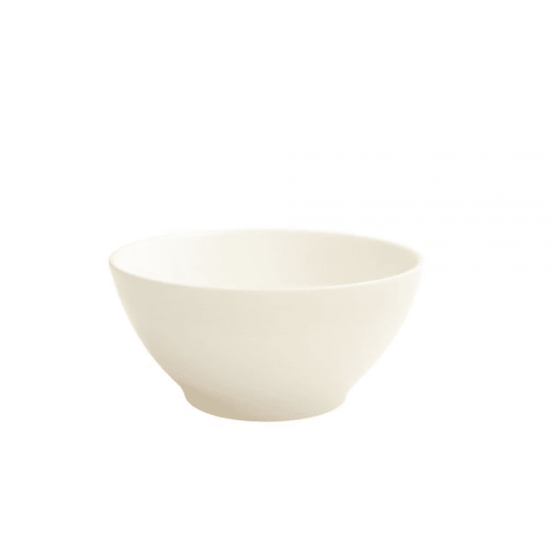 Linen Cereal Bowl, D14.5cm, White