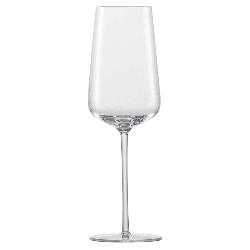 Vervino Set of 2 Crystal Champagne Glasses, 348ml, Clear