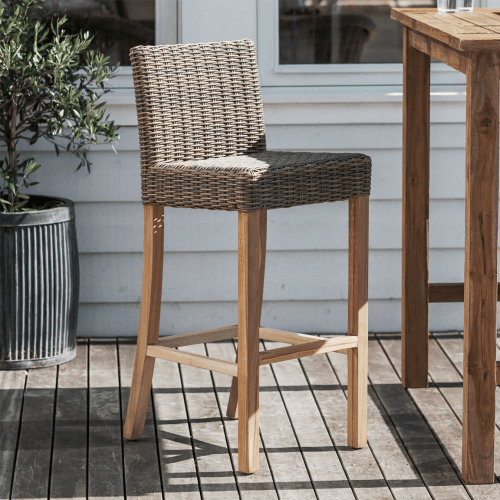 Image showing the Lymington Bar Stool, Natural product.