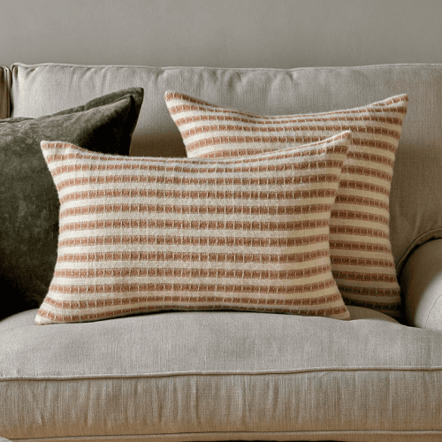 Image showing the Sanval Wool Cushion Cover, 40 x 60cm, Rust product.
