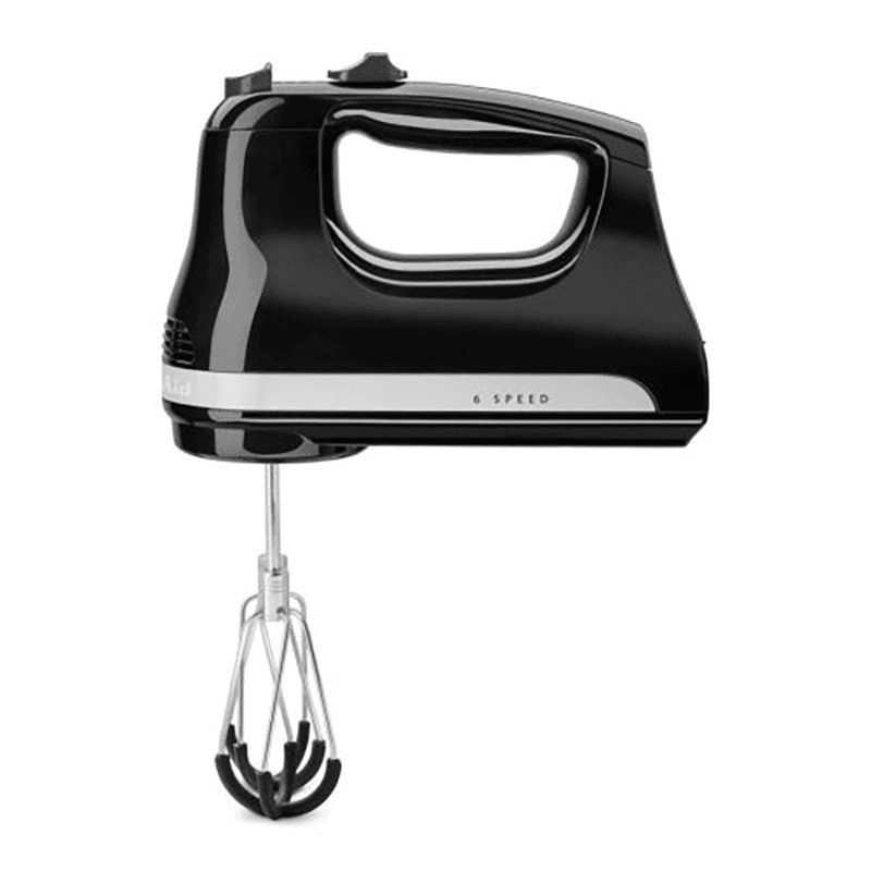 6 Speed Hand Mixer Flex Edge, Onyx Black