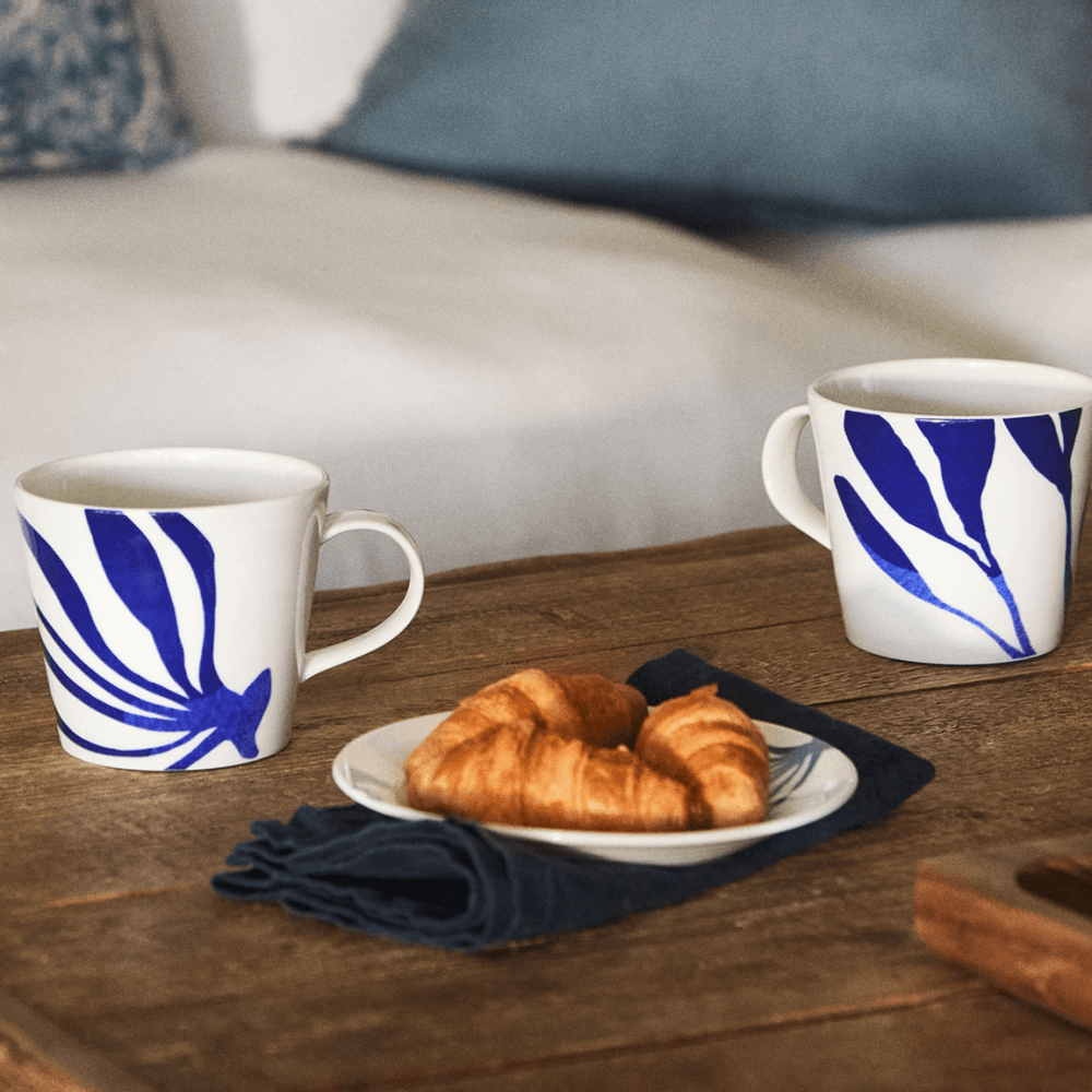 Pacific Set of 4 Mugs, Blue