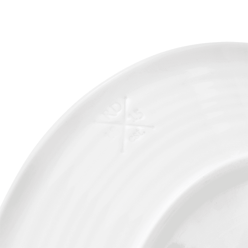 Pure Side Plates Set of 4, D23cm, White
