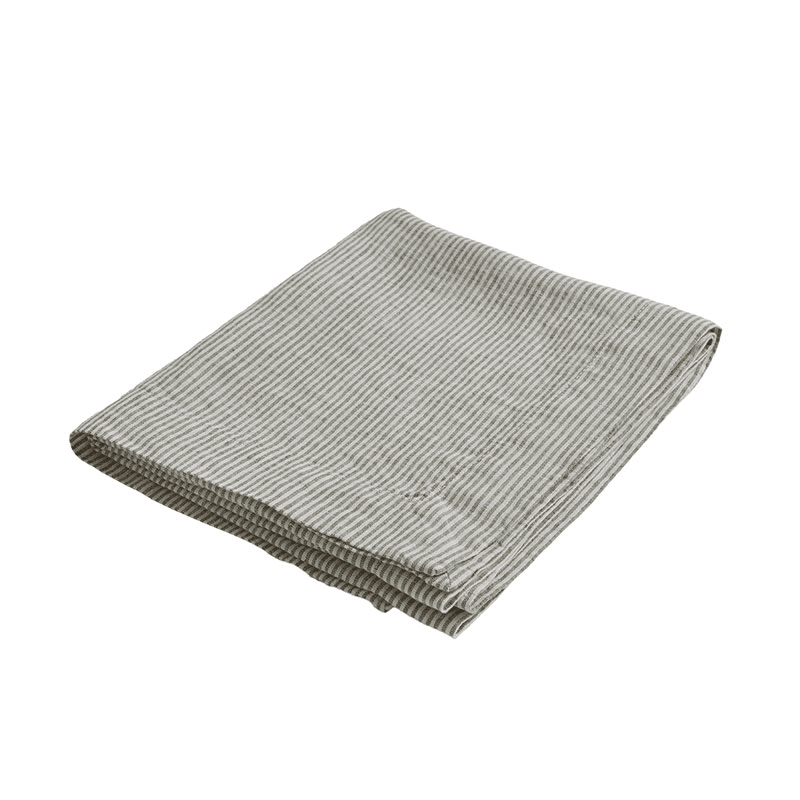 Sid Stripe Table Runner, Olive