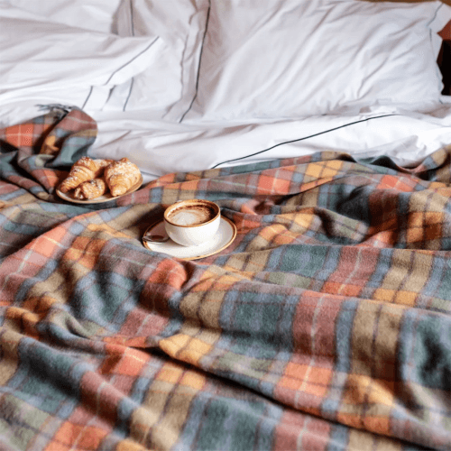Image showing the Lambswool Blanket, 150 x 200 cm, Buchanan Antique product.