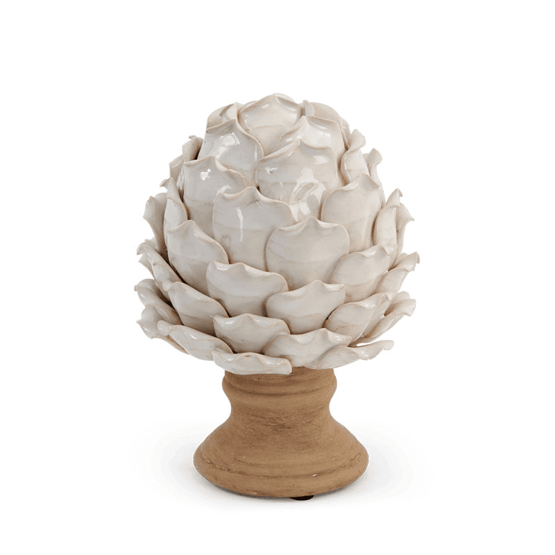 Suthfield Decorative Small Artichoke, Off White