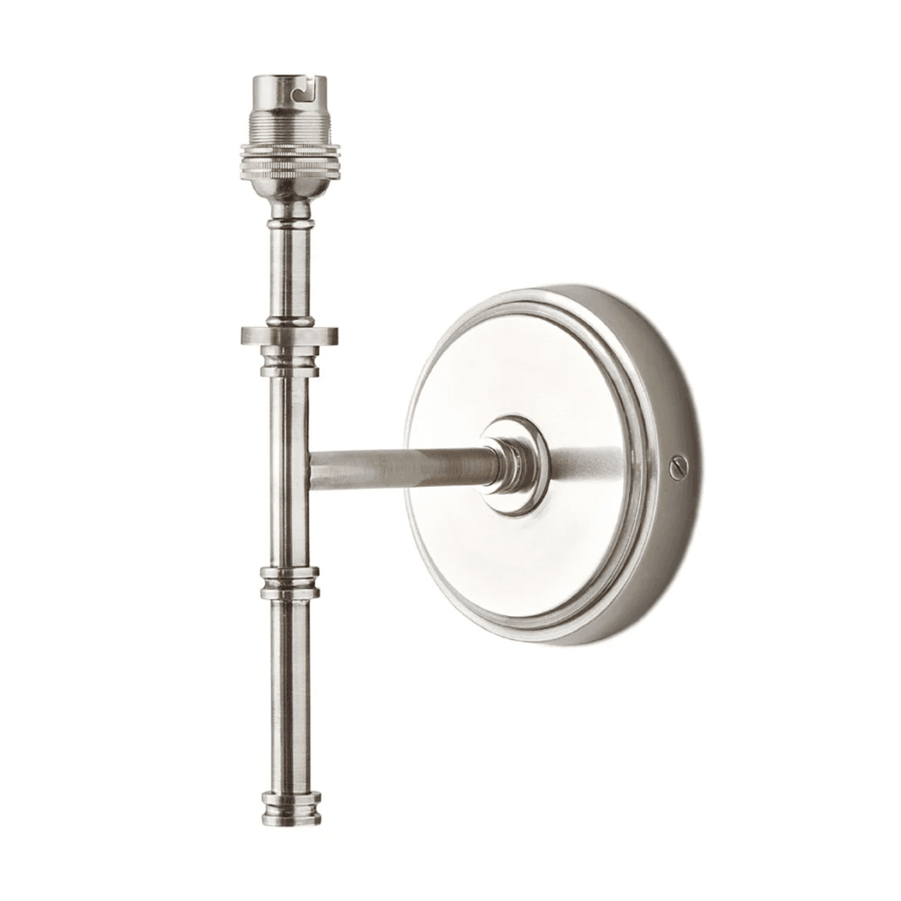 Chukka Single Wall Fitting, Antiqued Silver