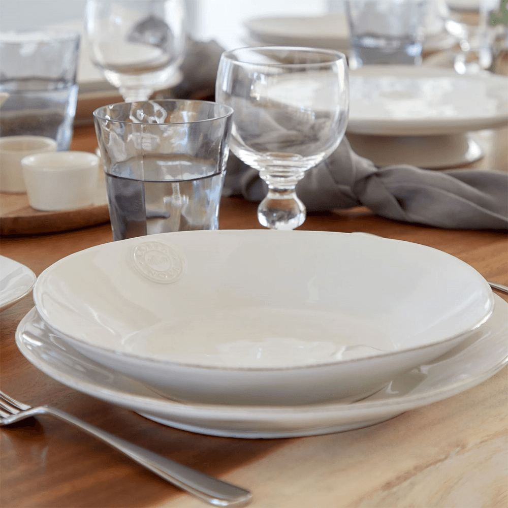 Nova Set of 6 Dinner Plates, White