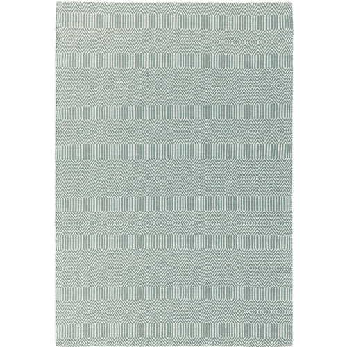 Image showing the Sloan ethnic flatweave runner, 200 x 300cm, Duck Egg product.