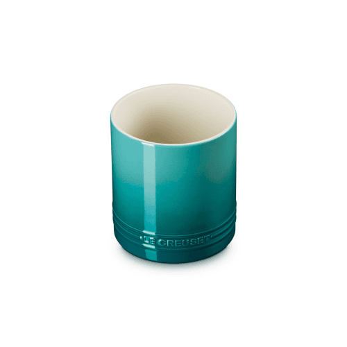 Image showing the Stoneware Utensil Jar, Bleu Riviera product.