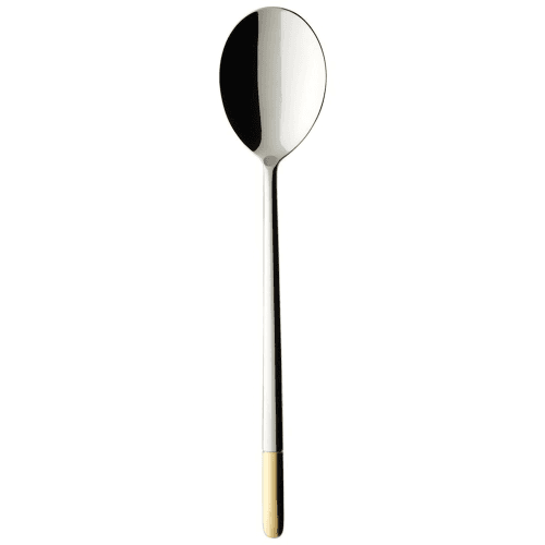 Image showing the Ella Dessert Spoon, Stainless Steel with Partial Gold Plate product.