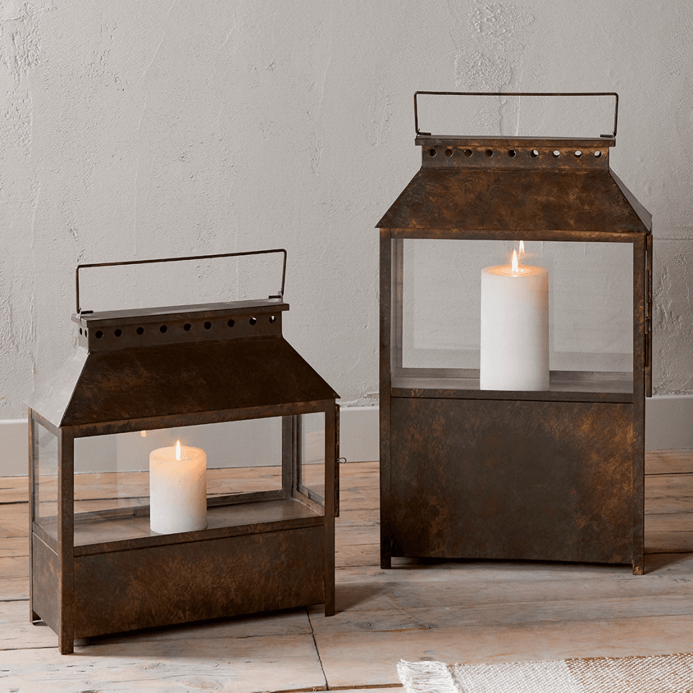 Akoko Patina Wide Lantern