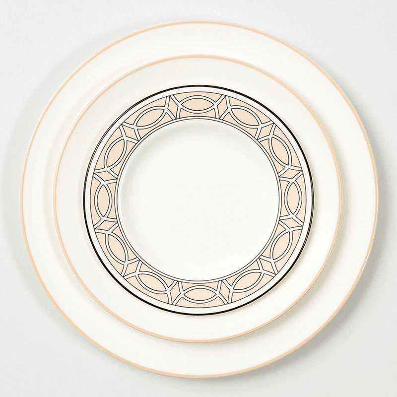 Dinner Plate, D26cm, Blush Rim