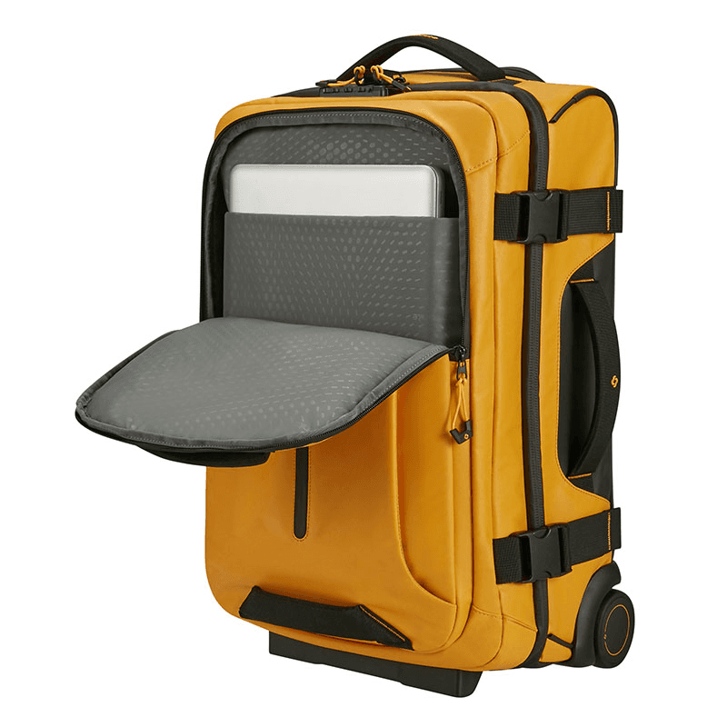 Ecodiver Duffle with Wheels, H55 x L35 x W23cm, Yellow