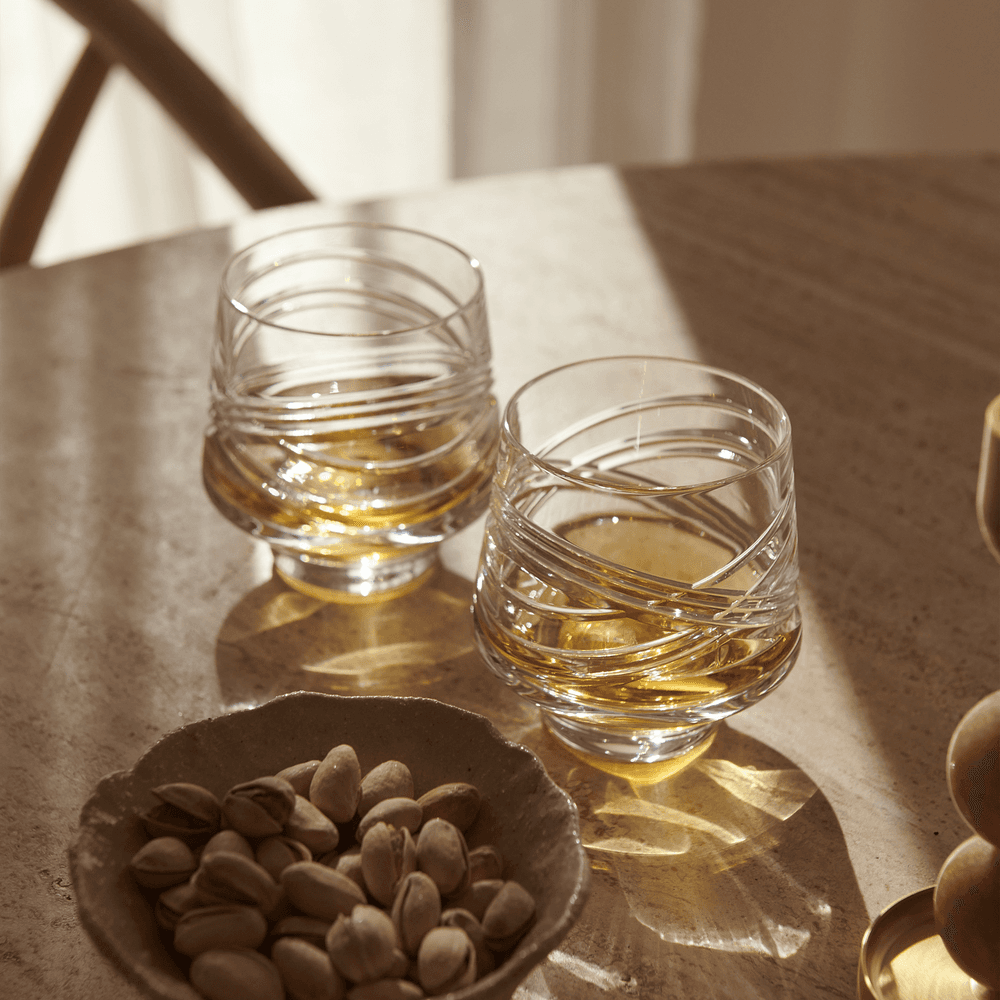 Aran Set of 2 Tumblers, 285ml, Clear