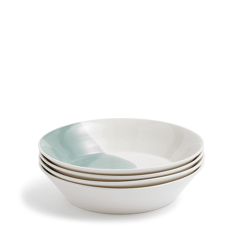 Signature 1815 Set of 4 Pasta Bowls, D23cm, Green