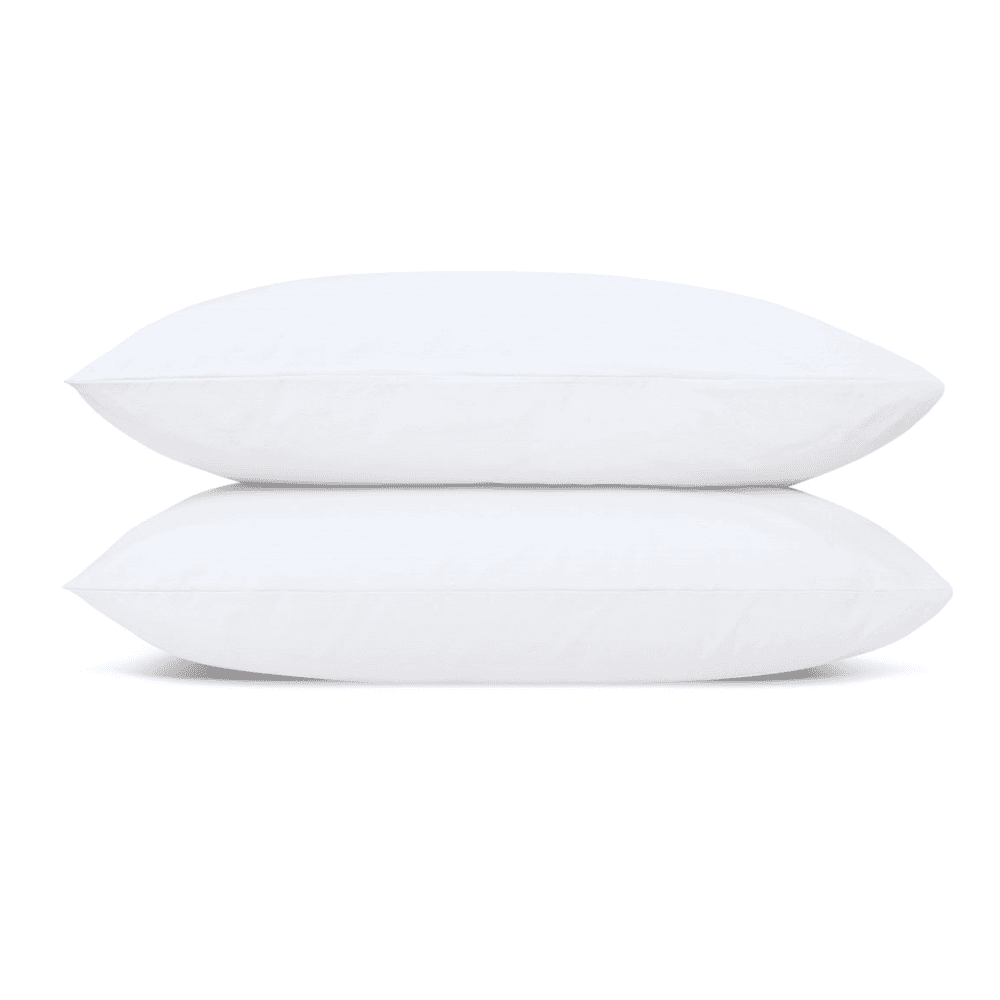 Washed Cotton Percale Pair of Pillowcases