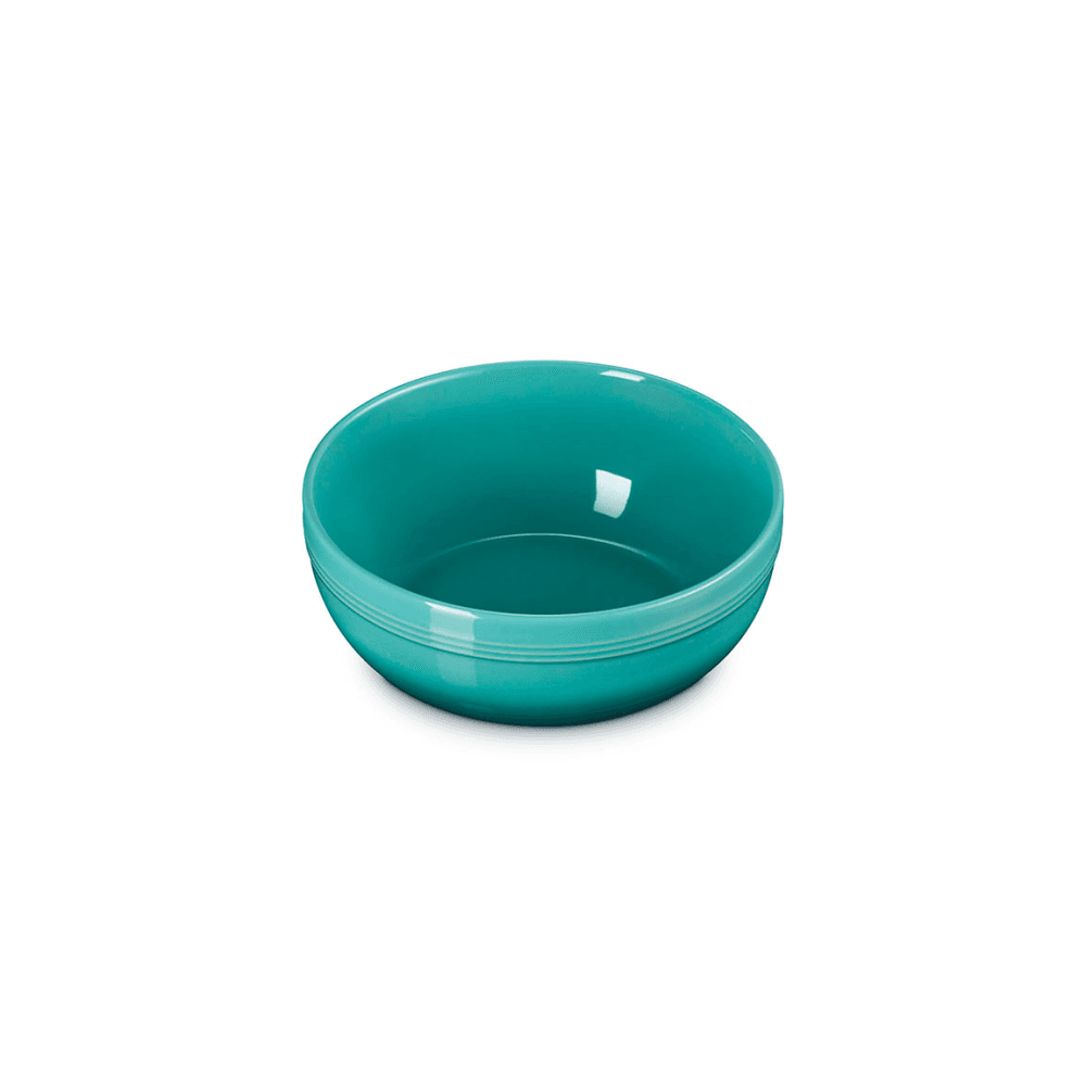 Stoneware Coupe Serving Bowl, Bleu Riviera