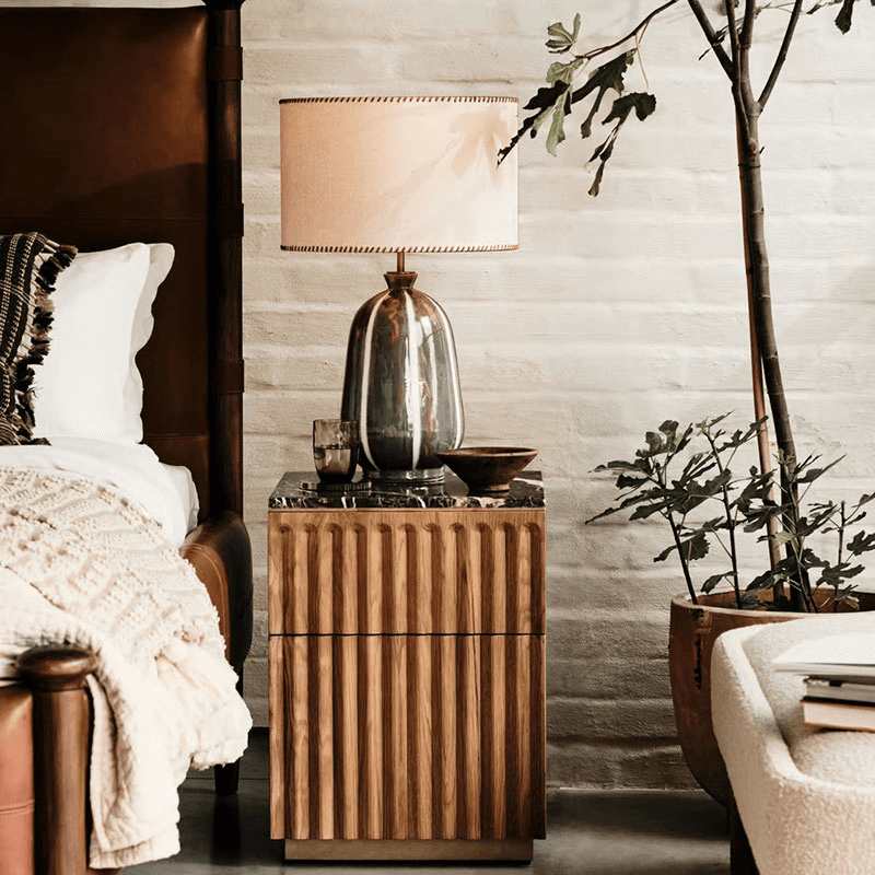 Sadie Table Lamp, H64.5cm, Blue
