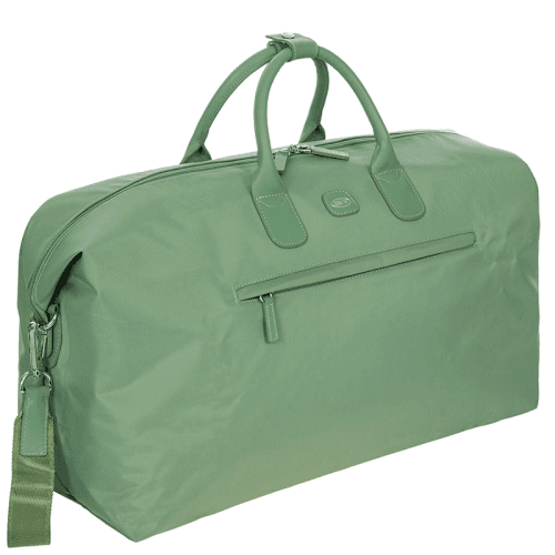 Image showing the Positano Soft Holdall, H32 x L55 x W20cm, Sage Green product.