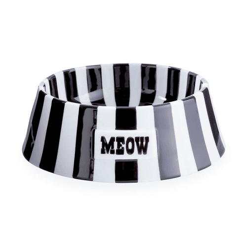 Image showing the Vice Meow Pet Bowl, D17cm, Black & White product.